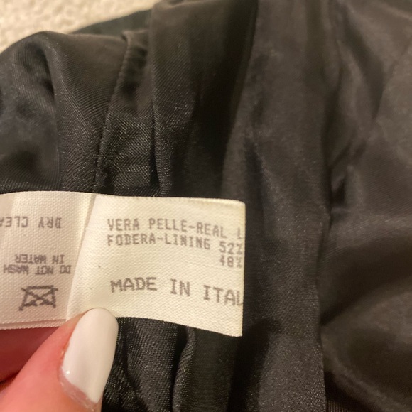 Trussardi Black suede trousers, fully lined, size 42 - Picture 6 of 8